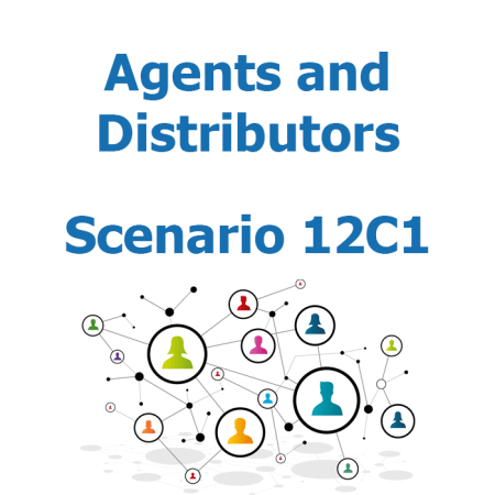 Agents and distributors - Recruitment map - Scenario 12C1