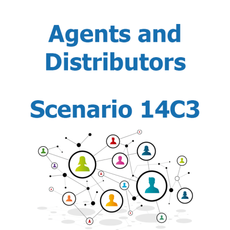 Agents and distributors - Recruitment map - Scenario 14C3