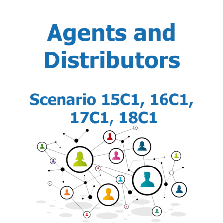 Agents and distributors - Recruitment map - Scenario 15C1, 16C1, 17C1, 18C1