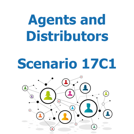 Agents and distributors - Recruitment map - Scenario 17C1