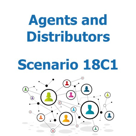 Agents and distributors - Recruitment map - Scenario 18C1